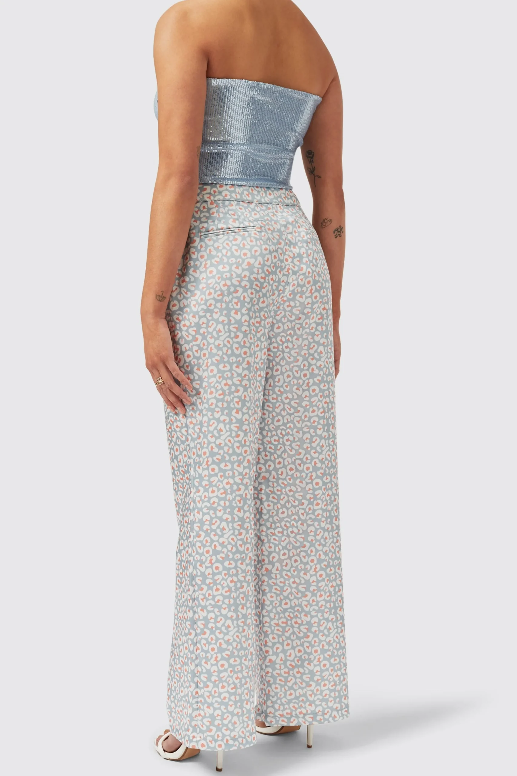 Amarantha Slim Fit Blue Trouser