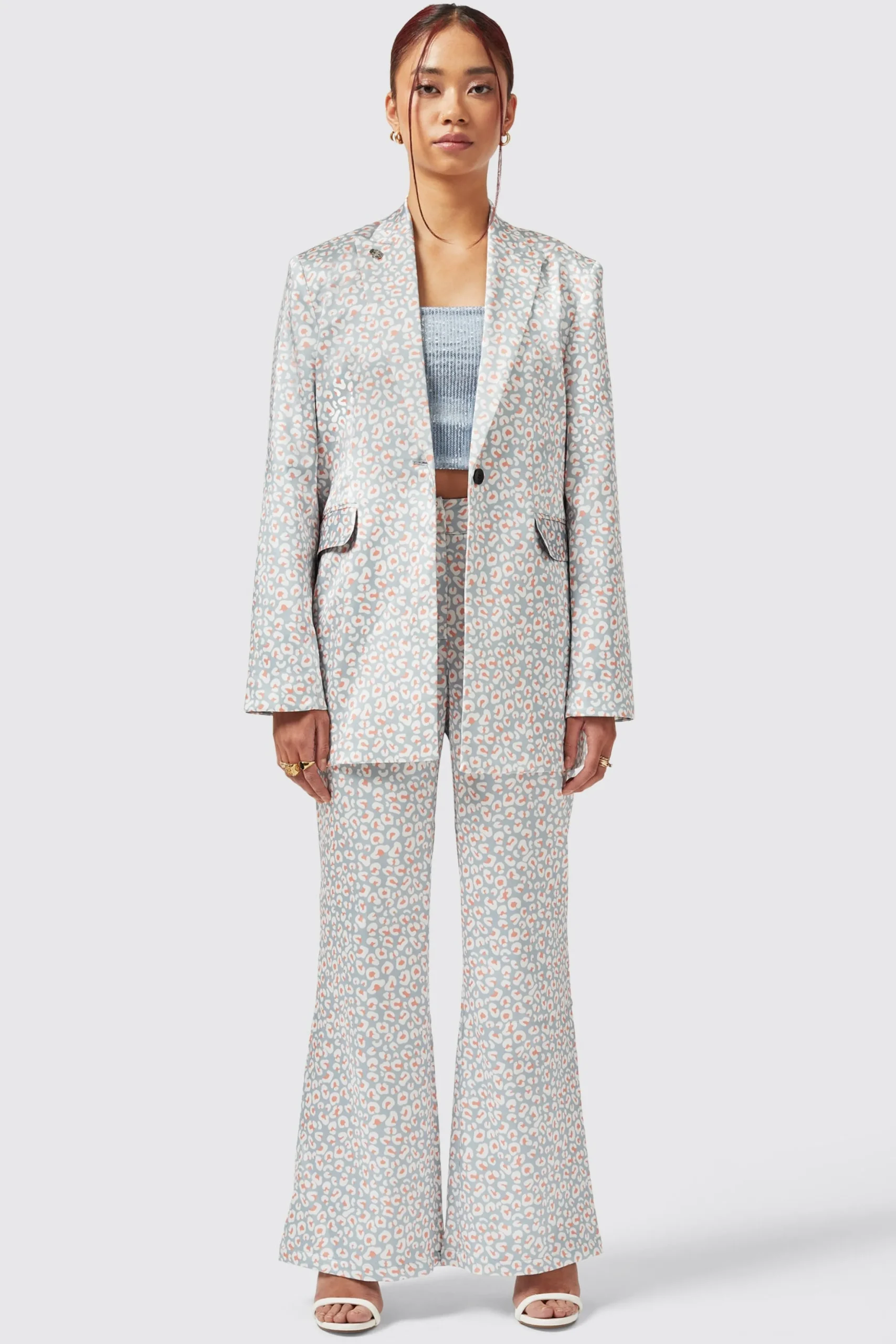 Amarantha Slim Fit Blue Trouser