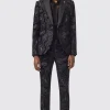 Angelou Slim Fit Black Suit
