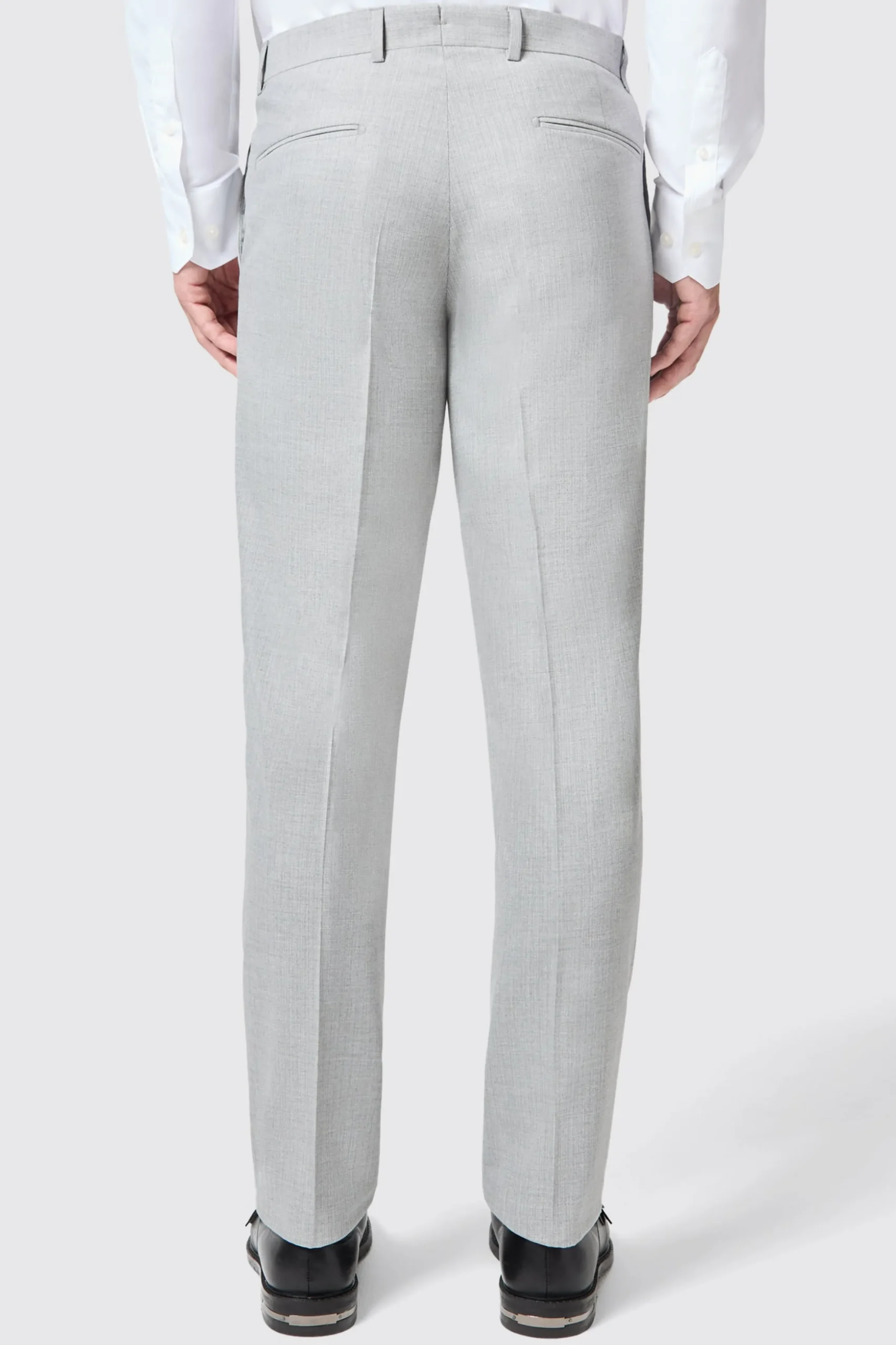Atkinson Slim Fit Grey Trousers