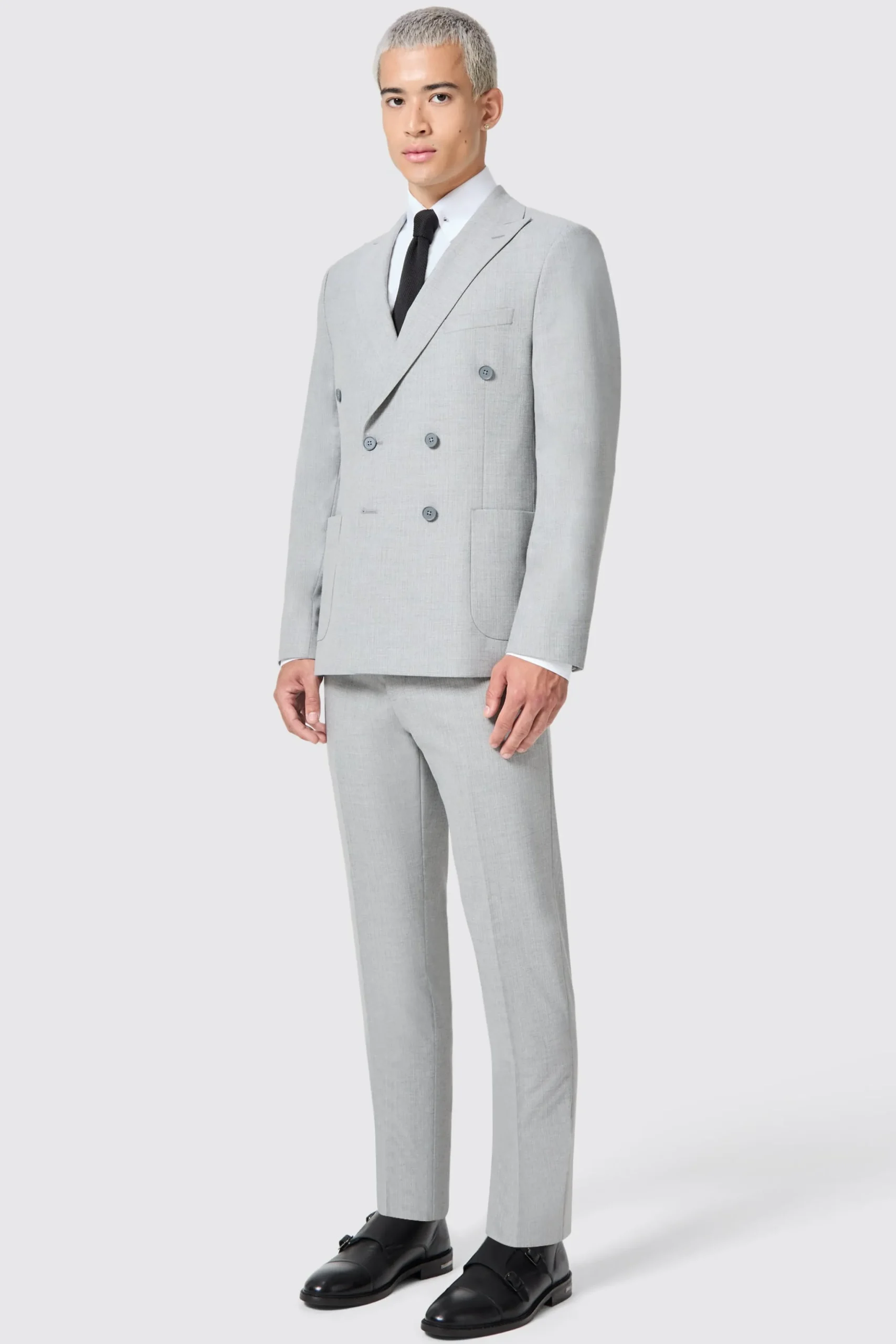 Atkinson Slim Fit Grey Trousers