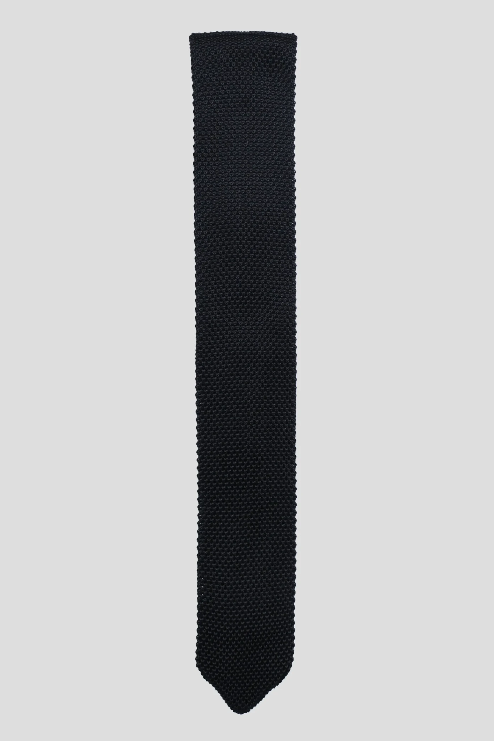 Bowie Black Knitted Tie