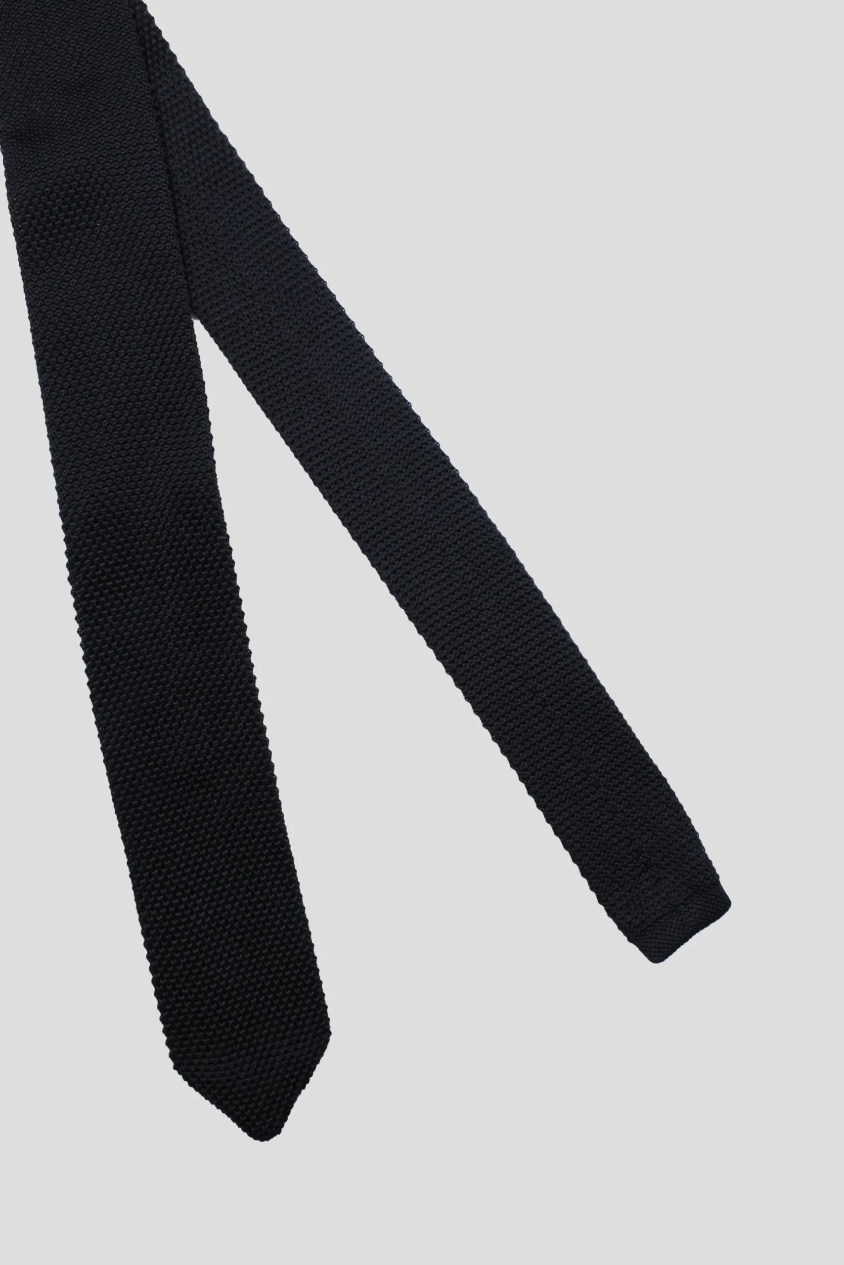 Bowie Black Knitted Tie