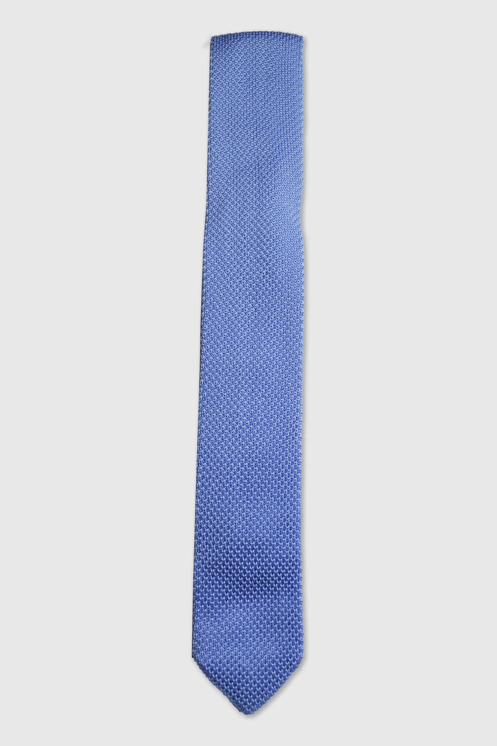 Bowie Blue Knitted Tie