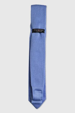 Bowie Blue Knitted Tie