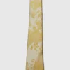 Braxas Yellow Floral Tie And Hank Set