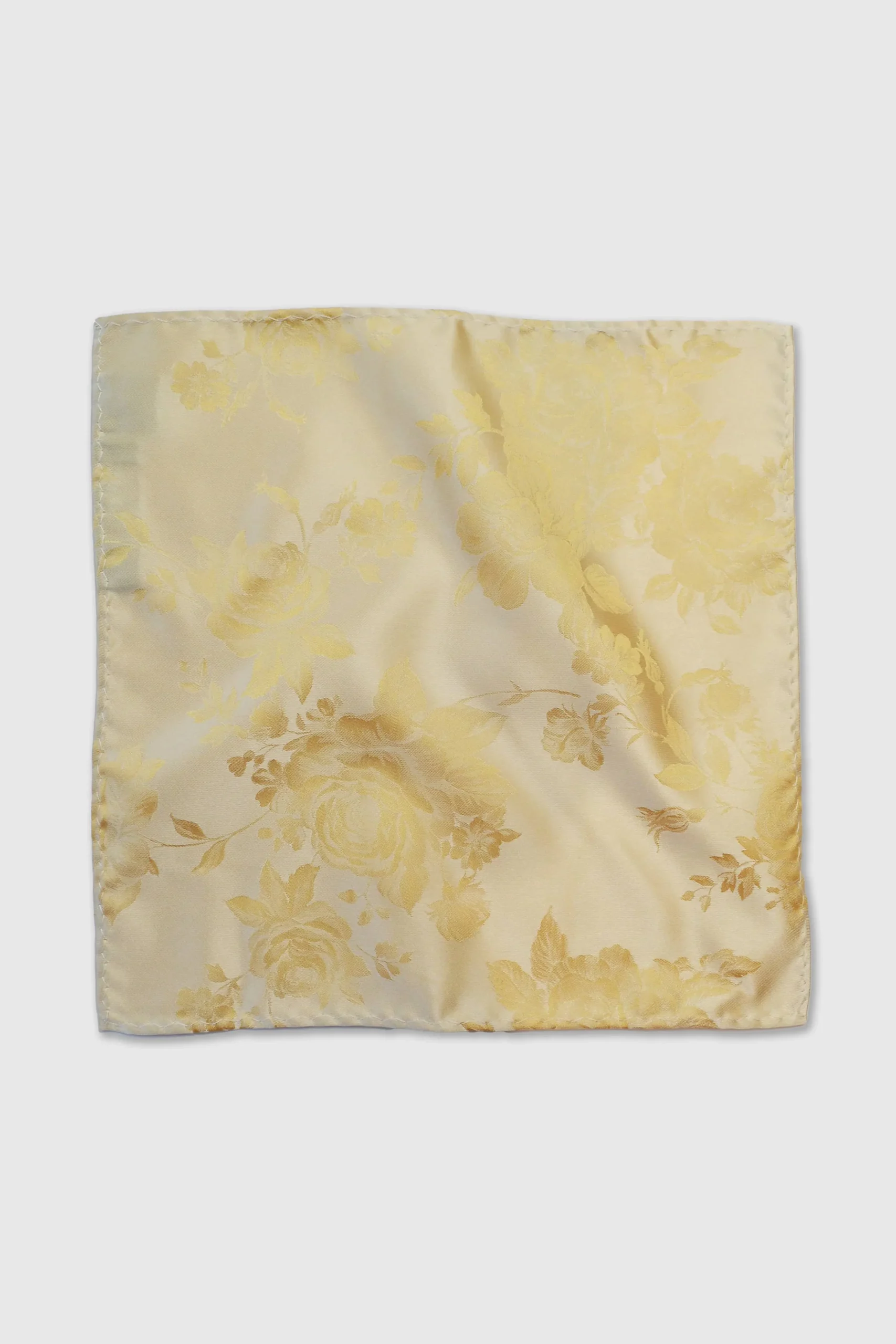 Braxas Yellow Floral Tie And Hank Set