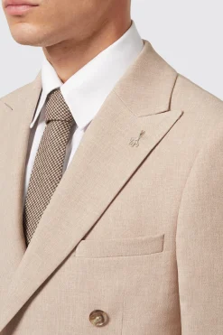 Bresnan Slim Fit Neutral Double Breasted Suit