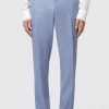 Buscot Slim Fit Blue Trousers