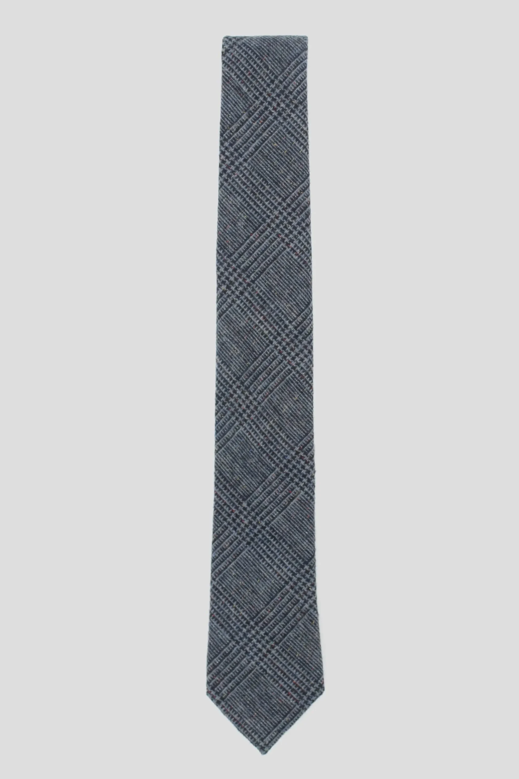 Darius Blue Prince Of Wales Check Tie