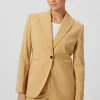 Eliza Skinny Fit Yellow Jacket