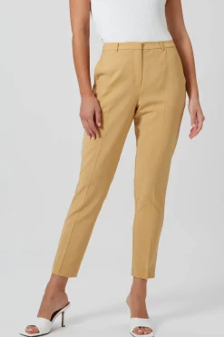 Eliza Skinny Fit Yellow Trousers