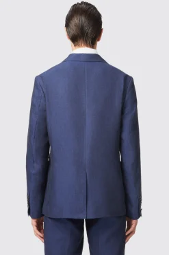 Fairmont Slim Fit White Double Breasted Linen Suit