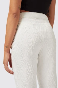 Fiore Slim Fit White Trouser