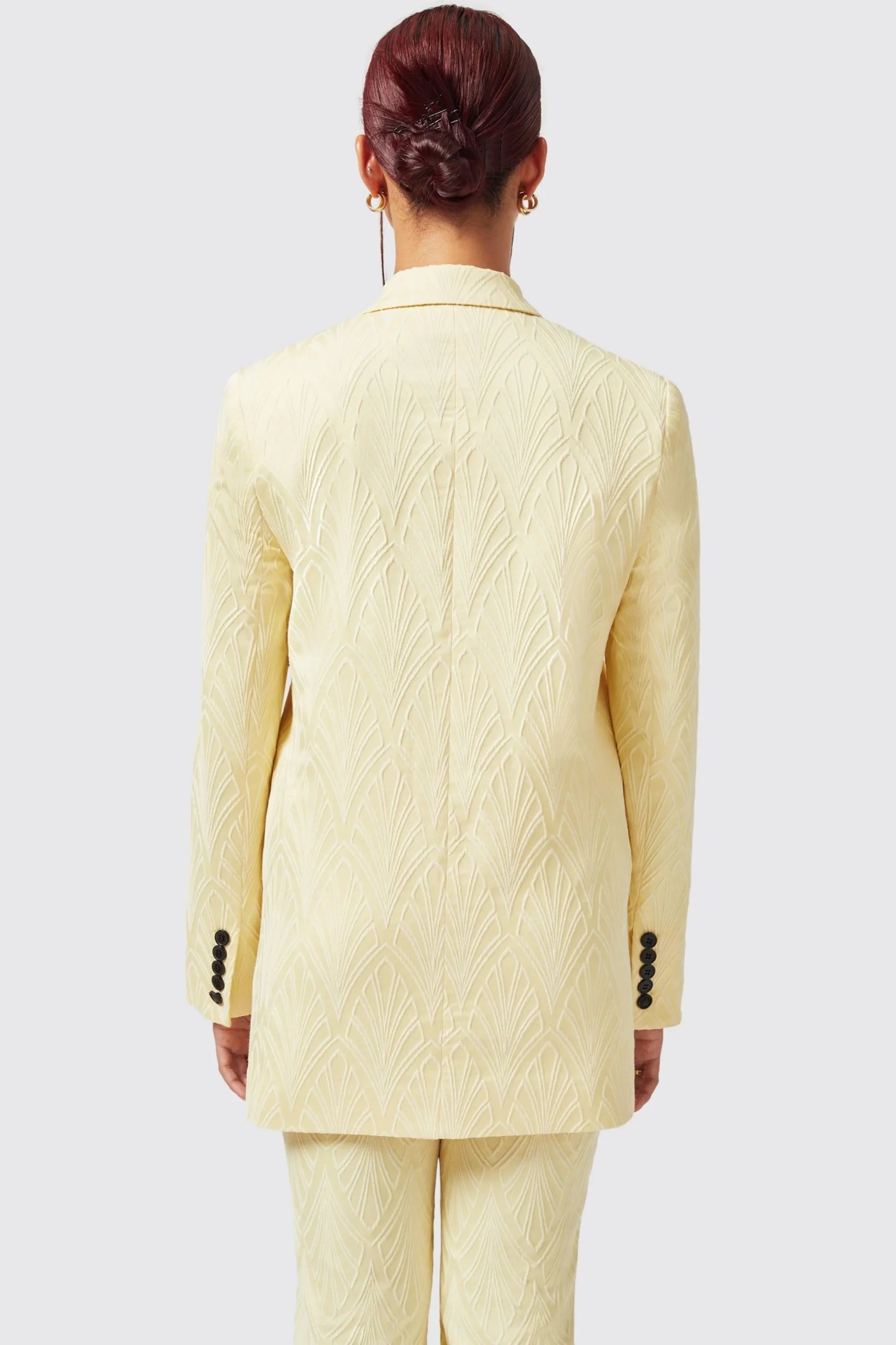 Fiore Slim Fit Yellow Suit