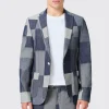 Gasly Slim Fit Blue Denim Patch Jacket