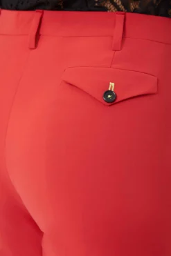Gehry Skinny Fit Red Trousers