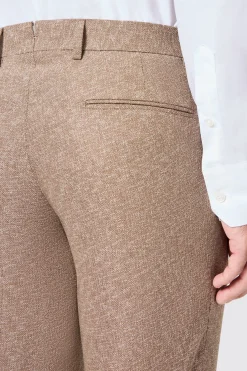 Goddard Slim Fit Brown Trousers