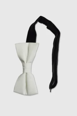 Goth White Bow Tie