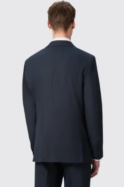 Hodge Slim Fit Navy Pinstripe Suit
