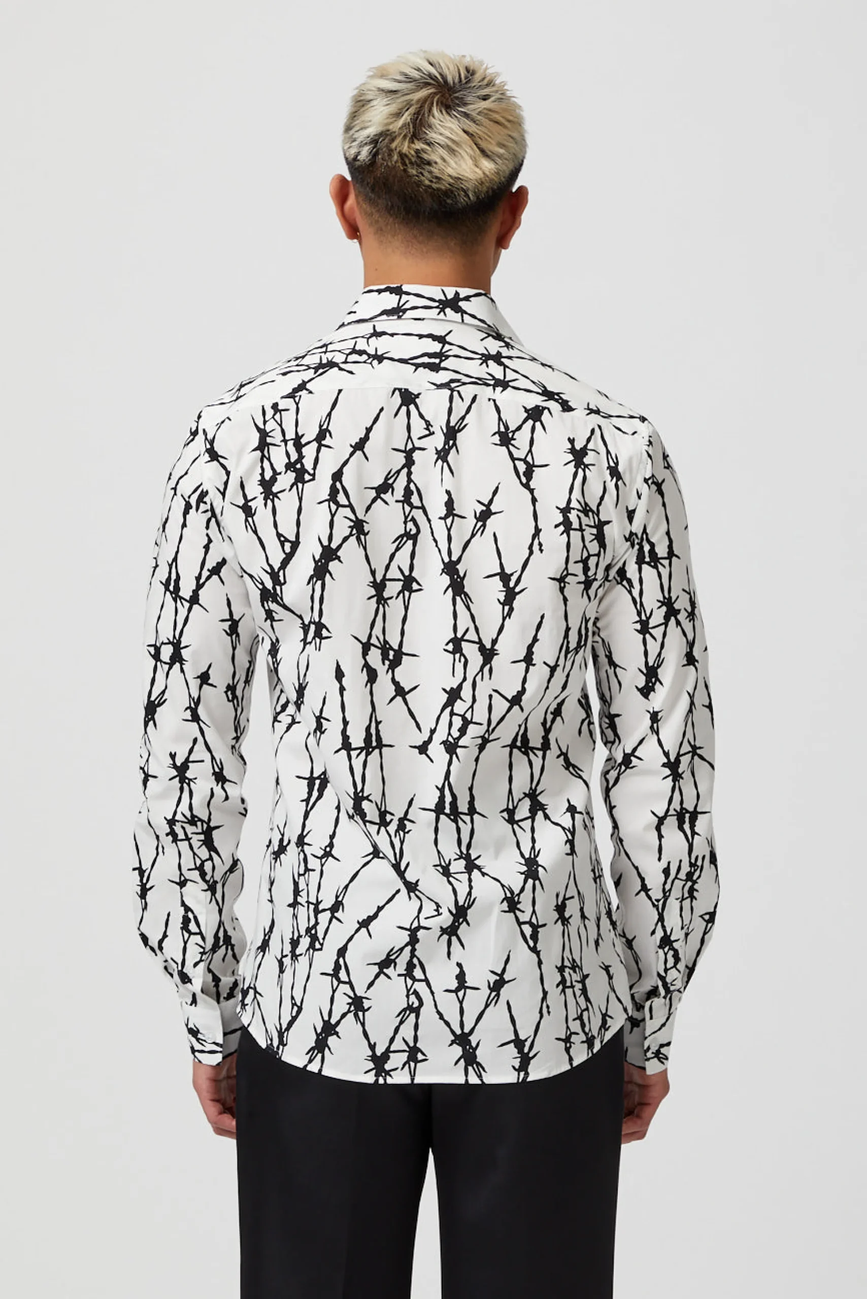 Horner Slim Fit White Cotton Shirt