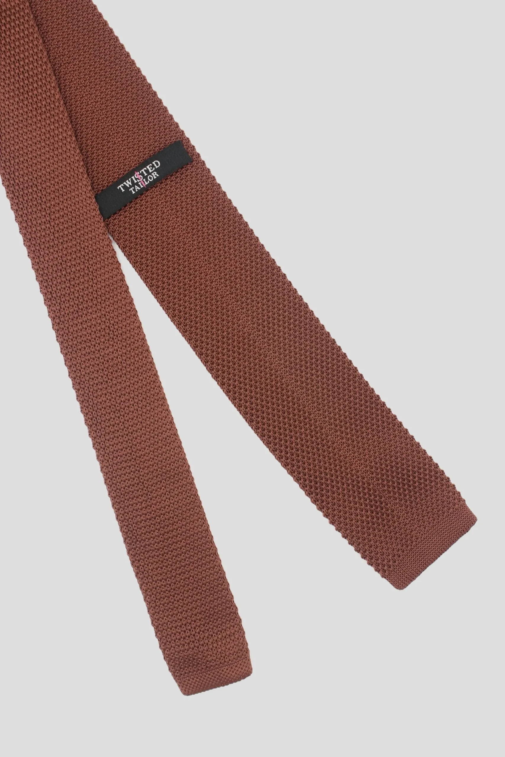Jagger Brown Knitted Tie