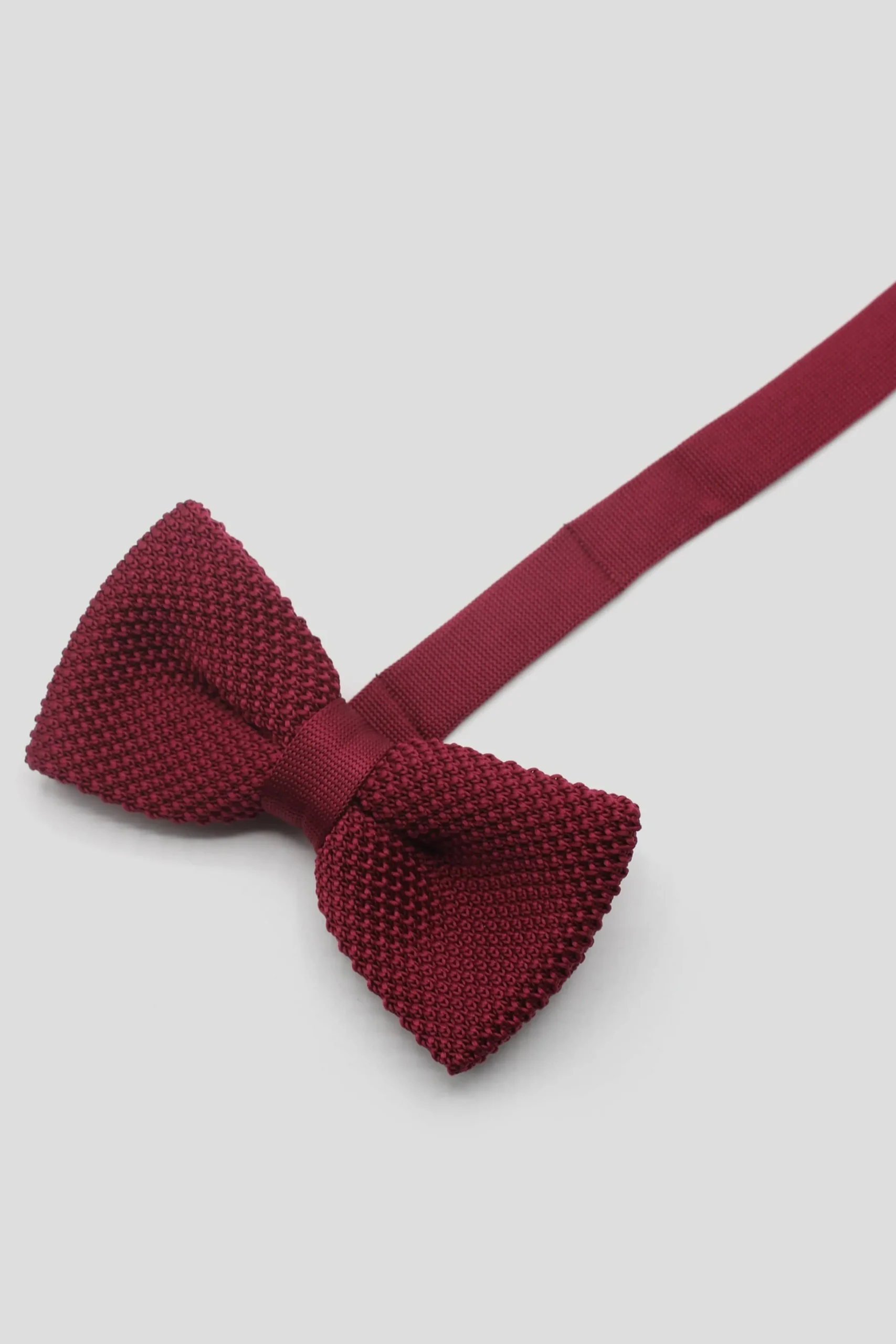 Jagger Red Knitted Bow Tie