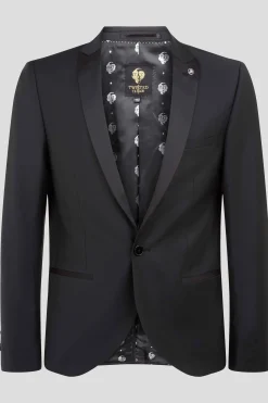 Kingdon Skinny Fit Black Dinner Jacket