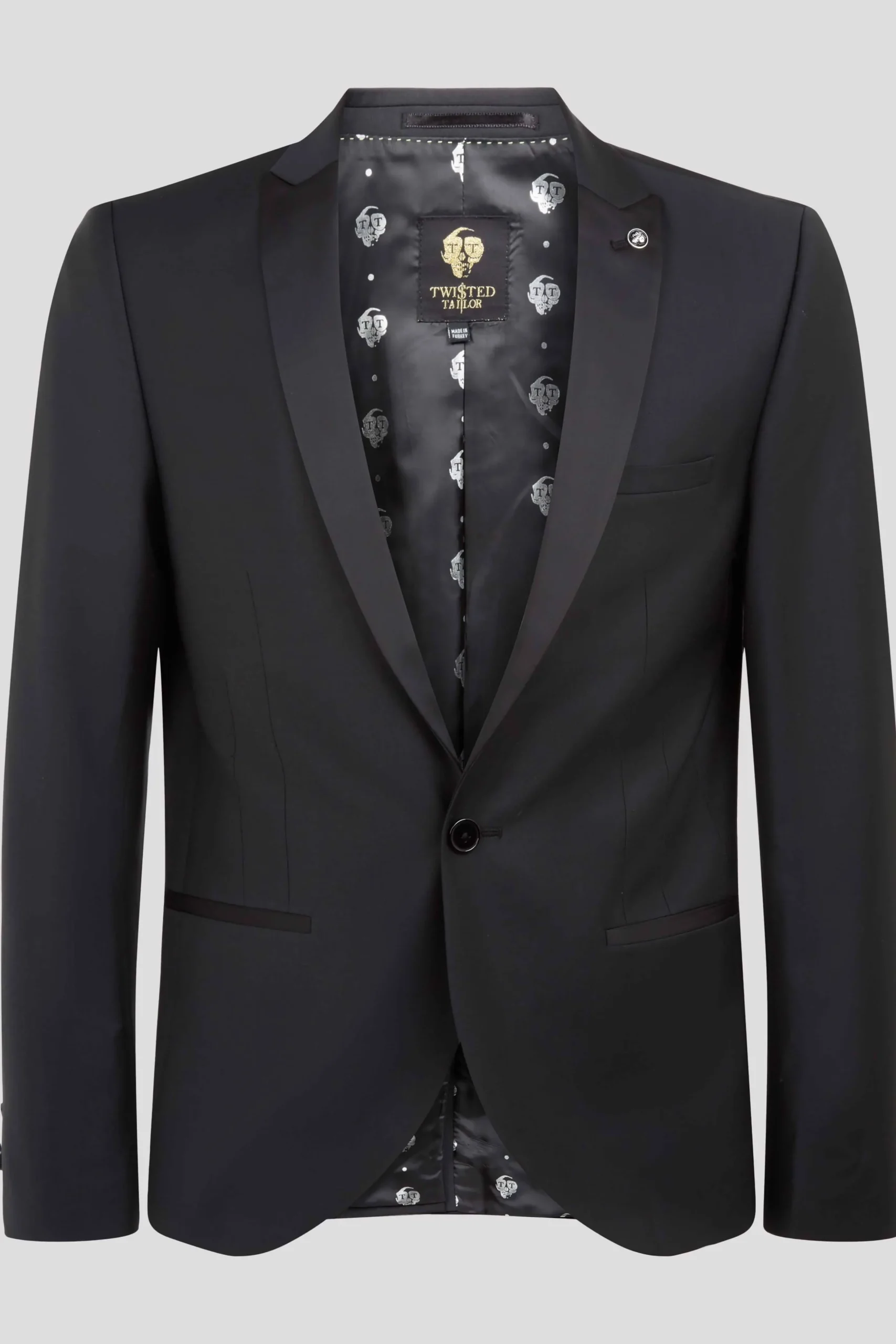 Kingdon Skinny Fit Black Dinner Jacket