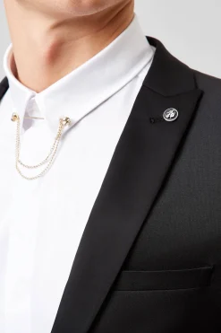 Kingdon Skinny Fit Black Dinner Jacket