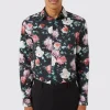 Lars Navy Floral Shirt