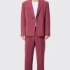 Lavoir Oversized Burgundy Suit