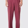 Lavoir Oversized Burgundy Trousers