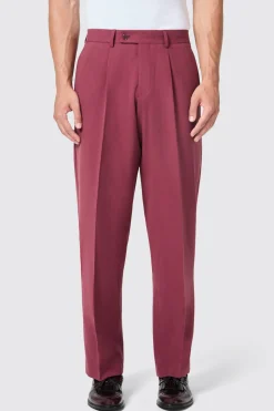 Lavoir Oversized Burgundy Trousers
