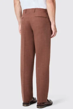 Lisandro Oversized Brown Cotton Trousers