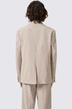Maldini Oversized Brown Check Jacket