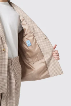 Maldini Oversized Brown Check Jacket