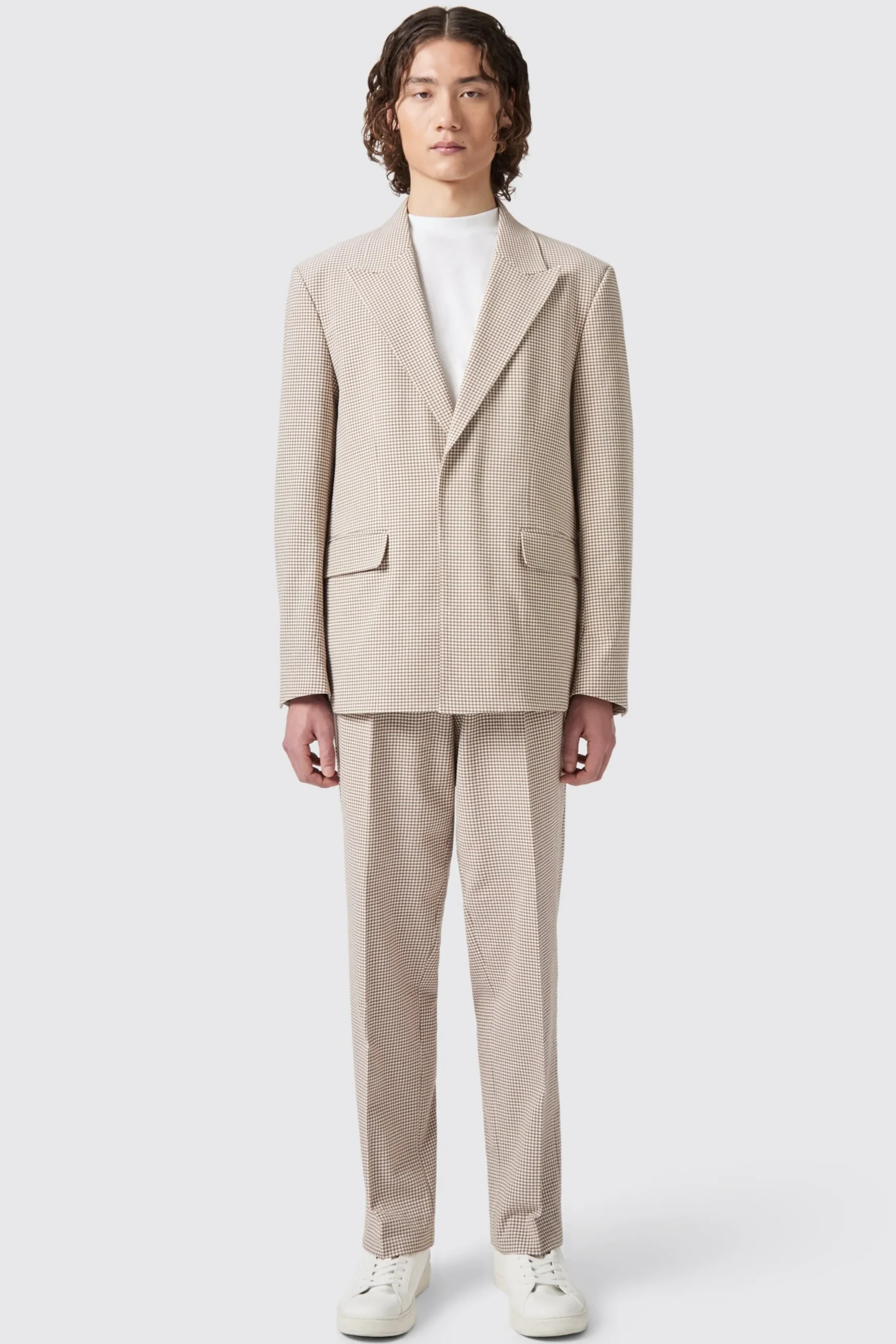 Maldini Oversized Brown Check Jacket