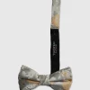 Nilus Yellow Floral Bow Tie