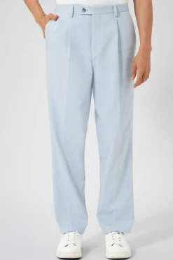 Pierre Oversized Blue Cotton Trousers