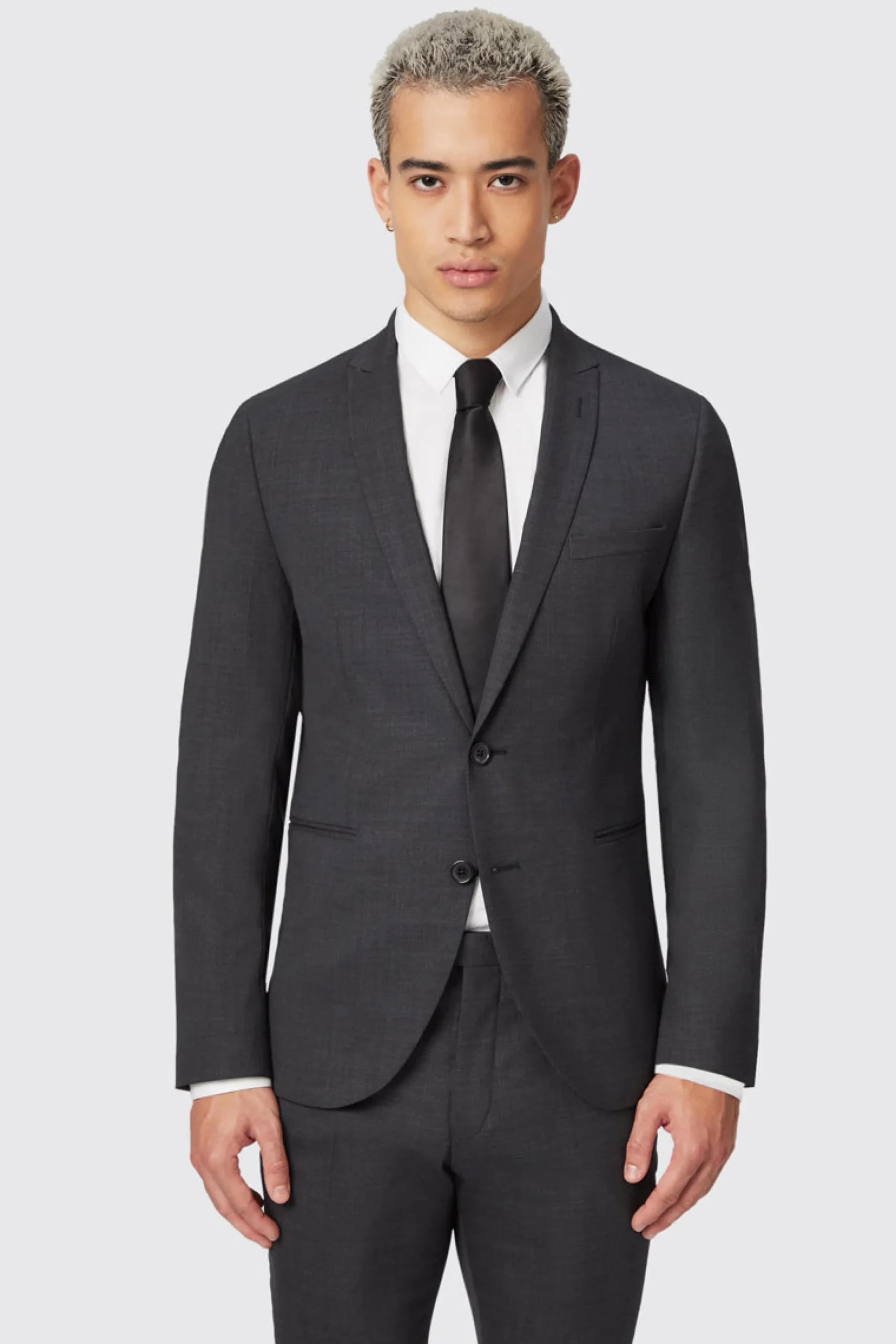 Priory Skinny Fit Suit Charcoal Jacket