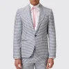 Siorek Slim Fit Navy Jacquard Jacket