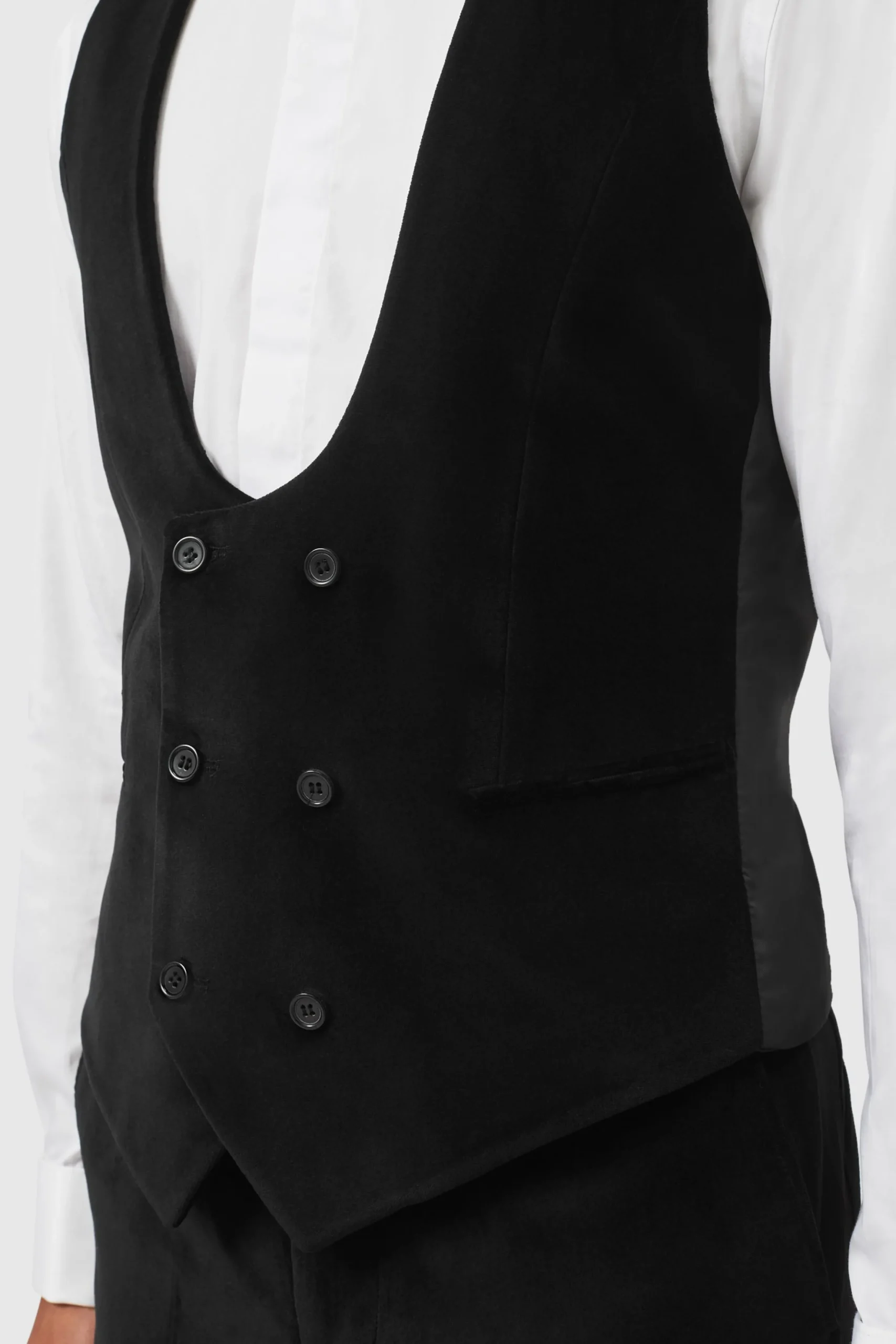 Sylvester Skinny Fit Black Velvet Tuxedo Suit