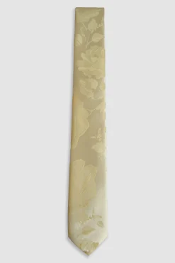 Yarrow Yellow Floral Tie